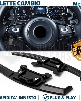 PALETTE Cambio Volante per VOLKSWAGEN Paddle Nere