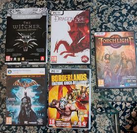The witcher, Dragon Age, Batman Arkham, + altri
