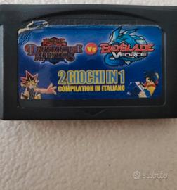 Cassetta Game boy advance - YuGiOh vs BeyBlade -