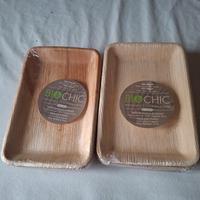 piatti in foglia di palma