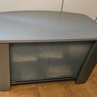 Mobiletto Porta TV con Antine in Vetro Satinato