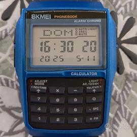 Orologio Uomo Sportivo Multifunzione Digitale Blu 