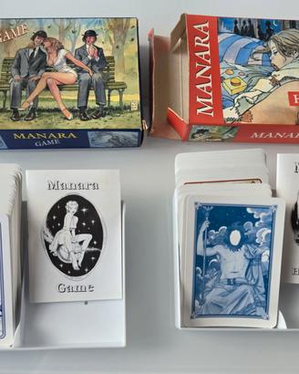 Lotto 2 Mazzi Carte da Gioco MILO MANARA
