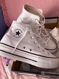 Converse bianche donna