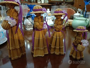 bambole coreane in paglia