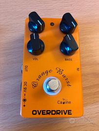 Caline Orange Burst Overdrive chitarra
