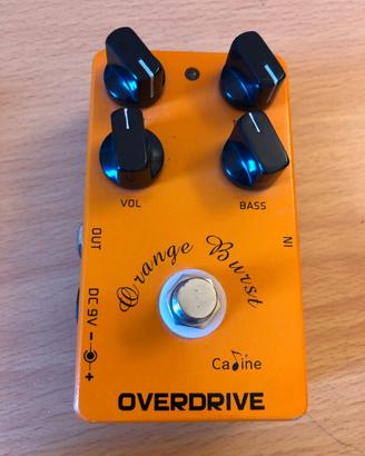 Caline Orange Burst Overdrive chitarra