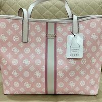 borsa + pochette Guess rosa