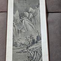 ROTOLO QUADRO GIAPPONESE ANTICO DIPINTO A MANO