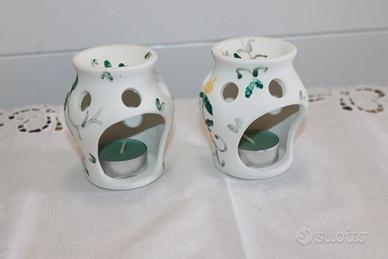 Brucia essenze decorati a mano per tarte, cda cera