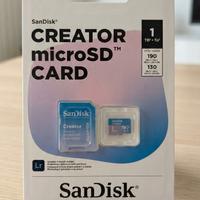 MicroSD SanDisk 1TB Creator Series - NUOVA Sigilla