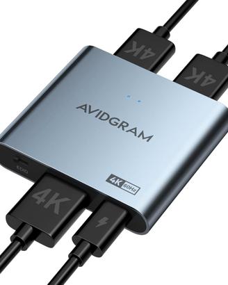 AVIDGRAM HDMI 2.0 Splitter 4K HDR