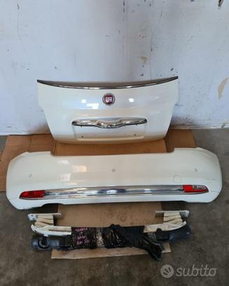 Portellone e paraurti posteriore fiat 500 cabrio