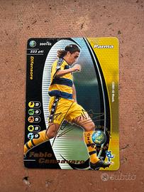 Figurina Cannavaro autografata
