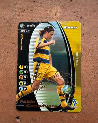 Figurina Cannavaro autografata