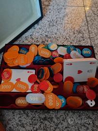 2 set da gioco poker cin fiches