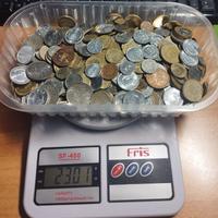 monete straniere mondiali 2,3 Kg.