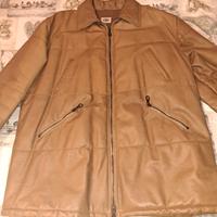 Giaccone in pelle Nazareno Gabrielli grandi taglie