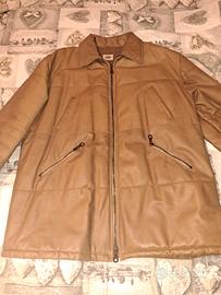 Giaccone in pelle Nazareno Gabrielli grandi taglie