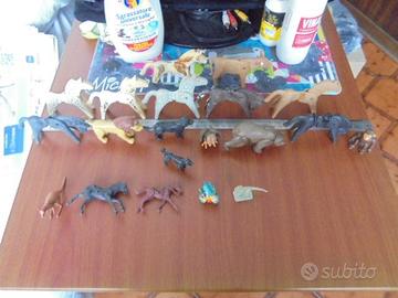 Collezione di animali vintage in plastica permu:to