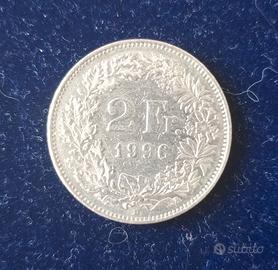 Moneta da 2 Franchi Svizzera 