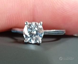 Anello solitario diamante 1 carato