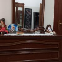 Comodini, Comó e specchio con cornice arte povera 