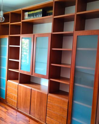 libreria legno di ciliegio 