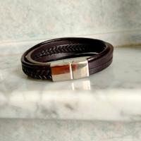 bracciale in pelle 