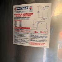 Serbatoio alimentare in inox 1000 lt