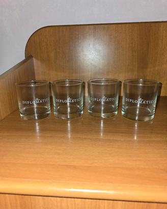Set 4 bicchieri Rum Diplomático 
