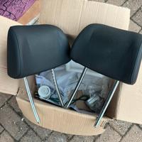 Poggia testa bmw e 91 pelle nera