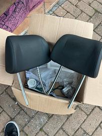 Poggia testa bmw e 91 pelle nera