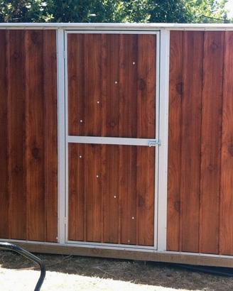 Casetta giardino in Acciaio 260x185cm fin legno