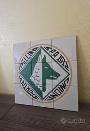 quadro mattonelle logo calcio Avellino ultras
