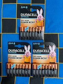 Duracell optimum ministilo 8 pack X3