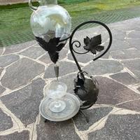 Alambicco antico in ferro battuto