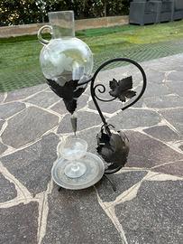 Alambicco antico in ferro battuto