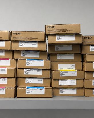 Lotto 16 cartucce Epson SJIC48P ColorWorks C8000e