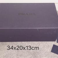 scatola Prada viola scuro uomo