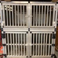 Gabbia per cani in acciaio