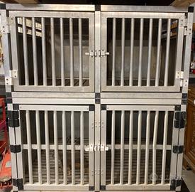 Gabbia per cani in acciaio