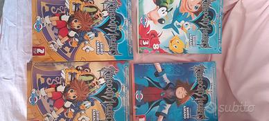 Lotto 4 volumi Kingdom Hearts Manga 1-2-3-4 