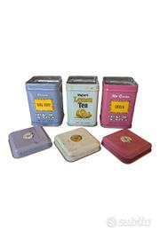 Set (6) Scatoline Vintage Anni 80'.