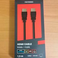 Cavo HDMI maschio-maschio high speed 1,5 metri