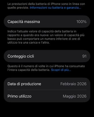 Iphone 17 256 GB colore LILLA