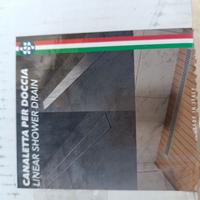 Canaletta doccia piastrellabile da 65 cm NUOVA