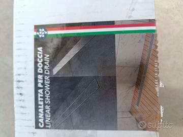 Canaletta doccia piastrellabile da 65 cm NUOVA