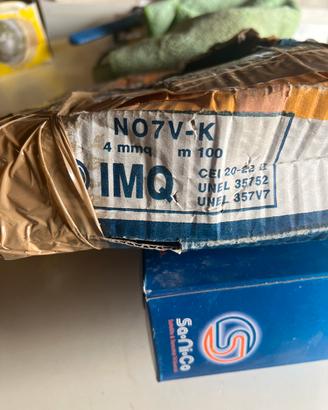 Cavo unipolare da mm.4 colore grigio