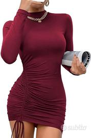 Mini Dress Donna Rosso – Stile Elegante